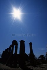 Total solar eclipse Partial phase Ancient city Turkey