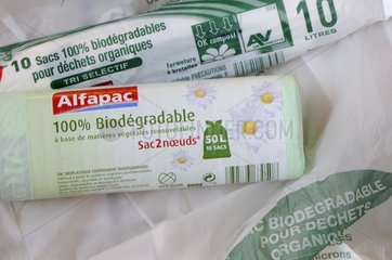 Bioplastics biodegradable bags for organic waste