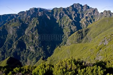 Mountains of Madeira island Portugal