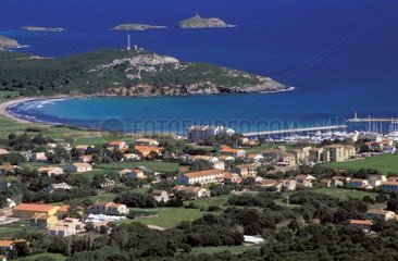 Korsiker Cape und Bay von Macinaggio Korsika