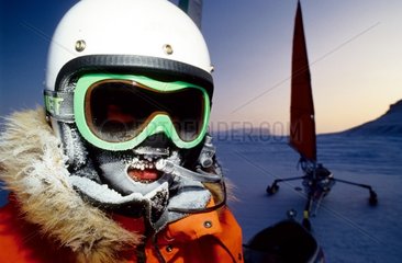 Beechey Island Canada Frost und Eismaske