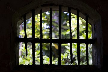 Prison bars Ile Royale Salvation Islands French Guiana