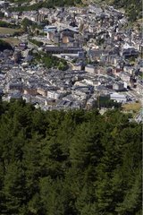Escaldes Dorf von Engolasters Pyrenees Andorra zu sehen