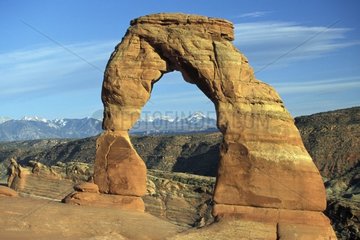 Natural arch hones some in spring United States