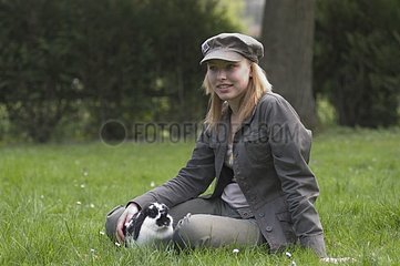 Kaninchen und Site Girl France