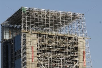 Gebäude im Bau in Peking China