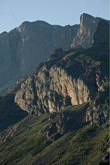 Col du Lautaret Massif des Ecrins in summer