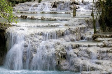 Krushuna waterfalls in the Area of Pleven in Bulgaria