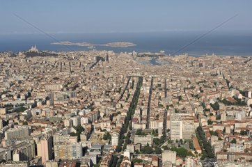 Luftaufnahme von Marseille Bouches-du-rhÃ´ne