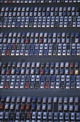 Storage of new vehicles left factory France