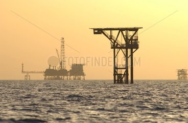 Oil Platform Abudhabi United Arab Emirates