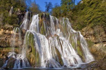 Cascade of Glandieu in the Bugey France