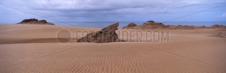 Cordon dune north of Agadir Atlantic Coast Morocco