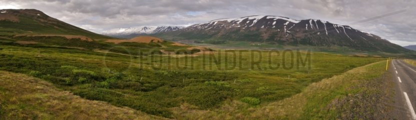 Landscape of the region Akureryi North Iceland