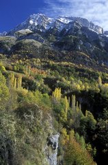 Stadium der Pyrenäen aragonische Vegetation Spanien