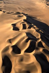 Luftaufsicht der Namib -Wüstendünen