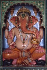 Darstellung von Ganesh der Gott Elefant Rajasthan