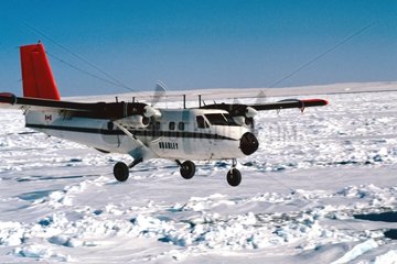 Twin Otter DH6 Landung in der kanadischen Arktis