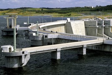 Dam Alqueva on Rio Guadiana Portugal