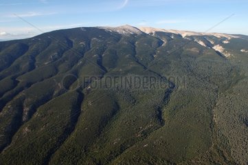 Vue aérienne des Combes du Mont Ventoux