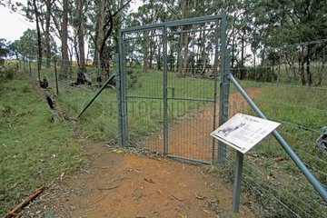 Barrier of protection against the Dingos Australia