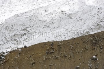 Glacier Huandoy Cordillera Blanca Peru Andes