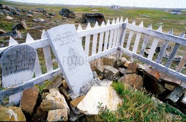 Fallen auf den Friedhof von Dundas Harbor
