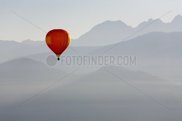 Balloning und massive Belledonne Gréivaudan -Alpen Frankreich