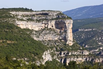 Cire Rock über der Schlucht Nesque Provence Frankreich