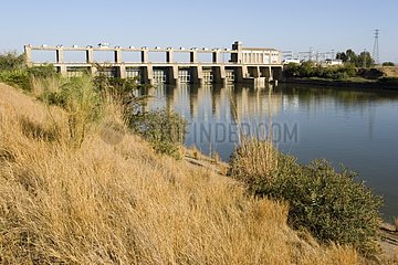 Stopping hydroelecric on Rio Guadalquivir Andalusia