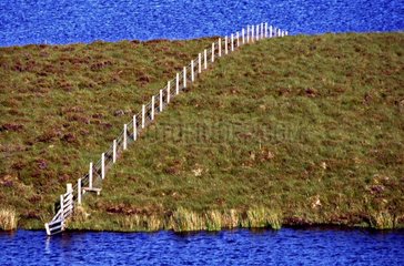 Landschaft auf dem Schottland der Sky Island
