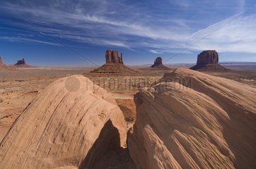 Landscape of Monument Valley Navajo Tribal Park USA