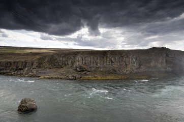 Godafoss waterfalls in Iceland