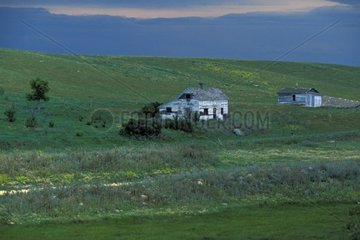 Farm given up in the large cereal plains Canada