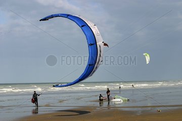 Kite Surf in Saint Aubin Sur Mer
