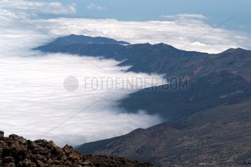 Mer de nuage depuis le Pic du Teide Ile de Ténérife Canaries