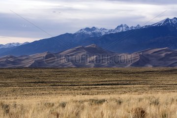 Große Sanddünen und Sangre de Cristo Mountains USA