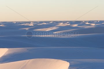 Gypsum desert White Sands National Monument New Mexico
