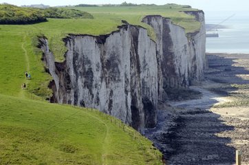 Hault cliff in the Somme Bay France