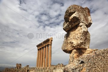 Archeological site of Baalbeck Chouf Mountains Lebanon