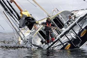 Skipper auf seinem Boot versäumte die Kerguelen -Inseln Taaf