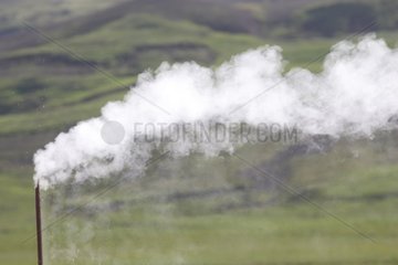 Fumaroles in der Nähe des Lake Myvatn Island