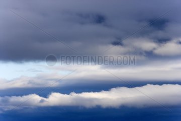 Wolken am Himmel Norwegens