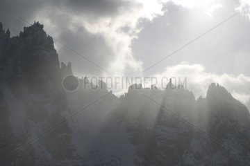Flammes de pierres Chamonix Massif du Mont Blanc