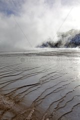 Midway Geyser Basin in the Yellowstone NP in the USA