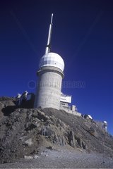 Observatorium in PIC du Midi Pyrenäen Frankreich