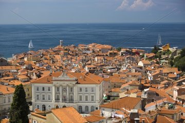 The town of Piran on the Adriatic in Slovenia
