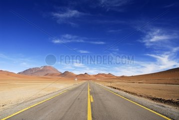 StraÃŸe Paso de Jama nach Argentinien Atacama Chili