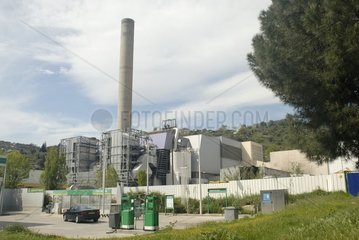 Municipal wastes incinerator of the Ariane Nice France
