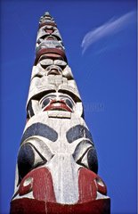 Haida totem Islands of the Queen Charlotte Canada